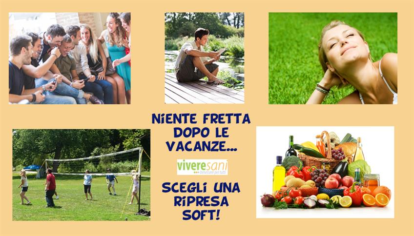 Durante le vacanze corpo e mente si rilassano Durante le vacanze corpo e mente si rilassano